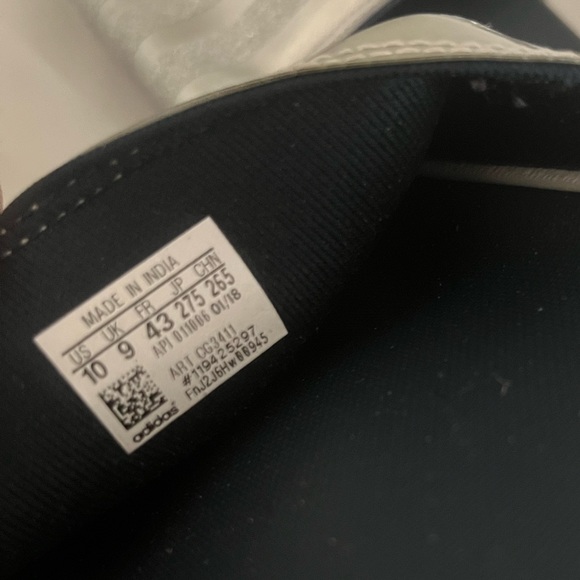 Adidas Adilette cloud foam silver glitter slide 10 - Picture 3 of 8